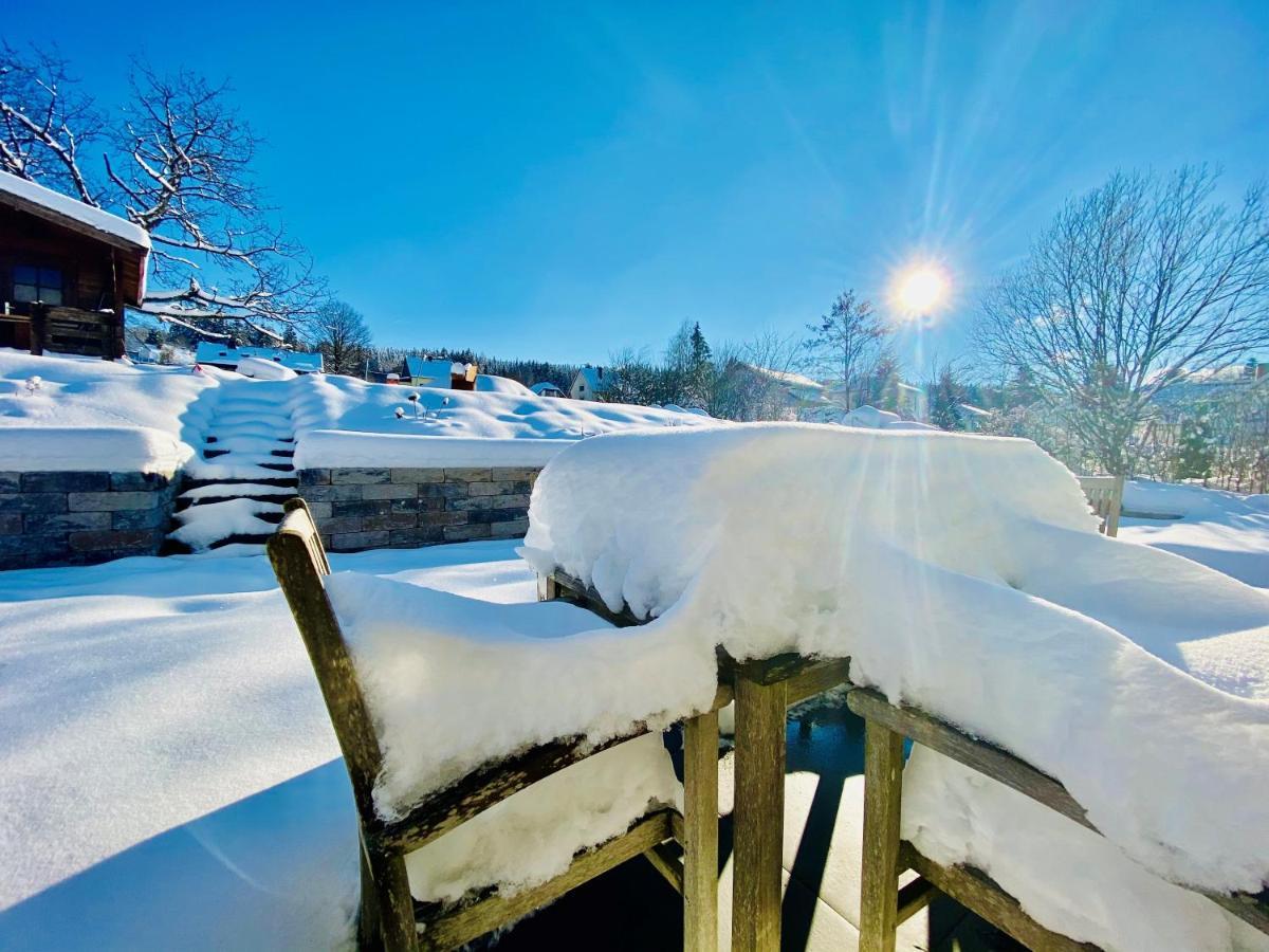 Ferienhaus Traumzeit Villa Neuhutten  Buitenkant foto